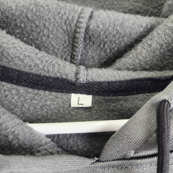 Japanese Cherry Blossom Kanji Graphic Hoodie Gray Streetwear Mens Large - Picture 6 of 10